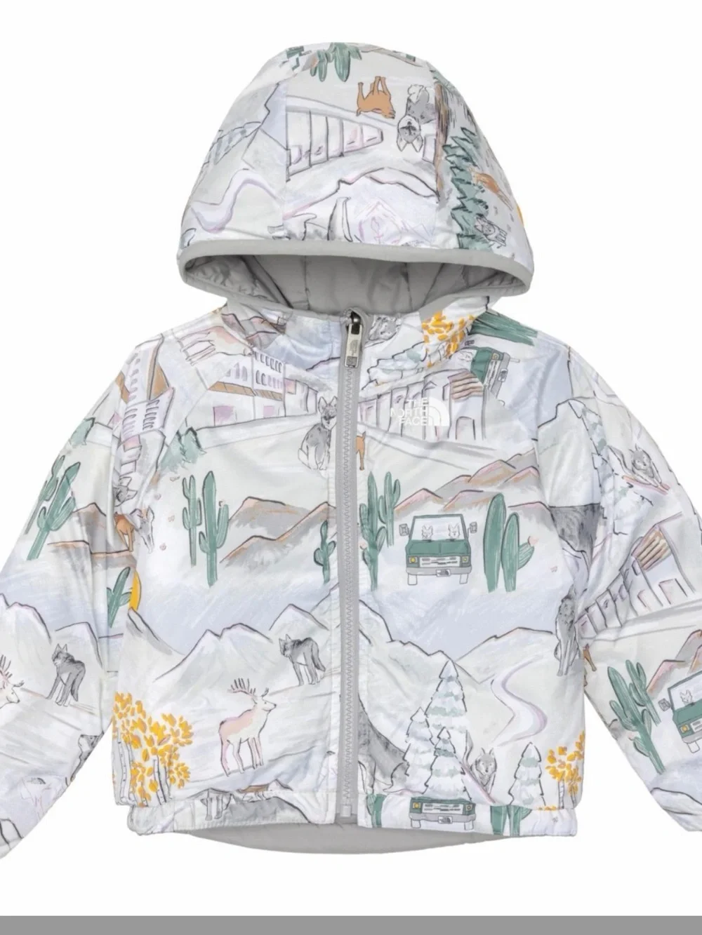 North Face Infant Girls North Down Hooded Jacket - 600 Fill Power 3-6 months